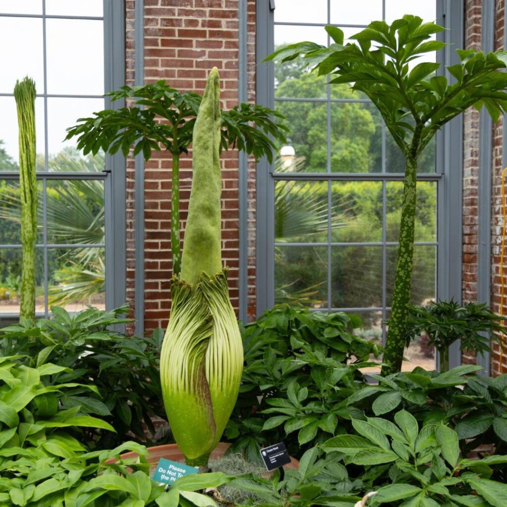 Millie the corpse flower is in bloom at the Missouri Botanical Garden