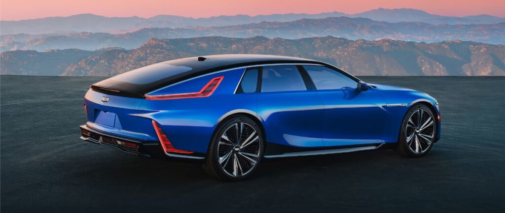 Discover Cadillac’s all-electric vehicle that merges the brand’s legacy with futuristic technology