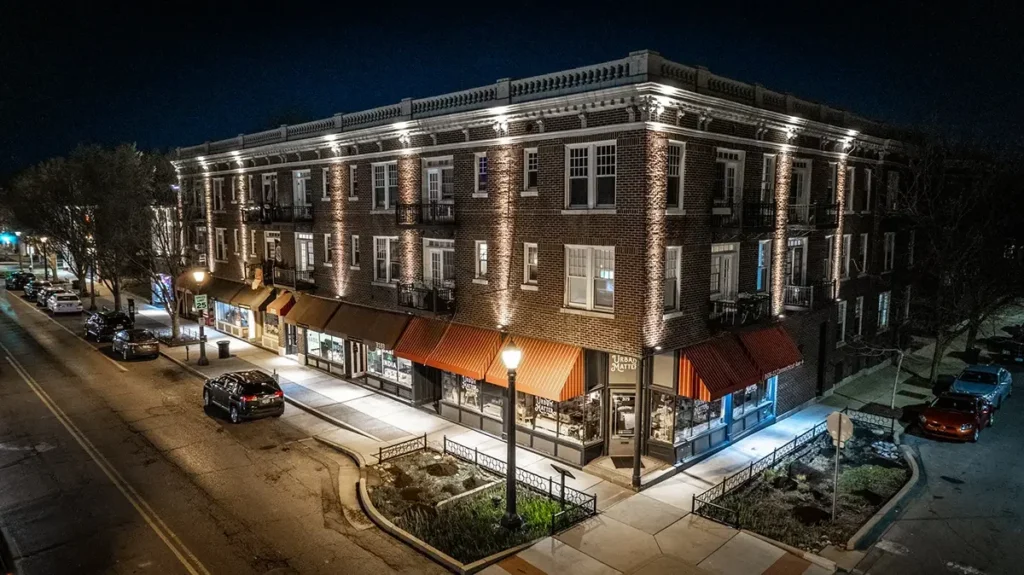 New architectural lighting illuminates South Grand Business District