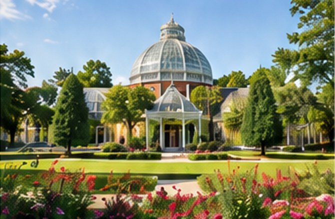 Climatron dome at the Missouri Botanical Garden